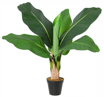 Kunstig bananplante, 60 cm
