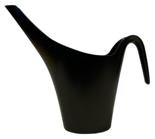 Ventura vannkanne av svart plast til innendørsbruk, 1,7 liter