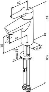 Damixa Core Pesuallashana kylpyhuone