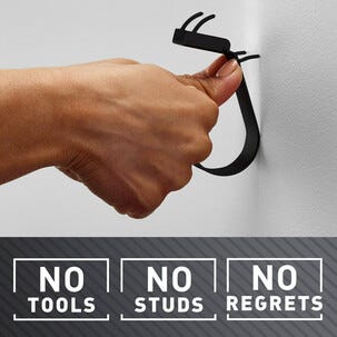 3M Claw krok för gipsvägg svart, 7 kg, 1-pack