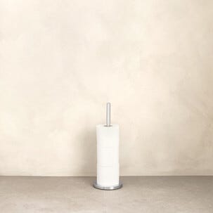 WC-paperiteline, lattiamalli, ruostumaton teräs