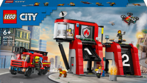 LEGO City brannstasjon med brannbil 60414, fra 6 år