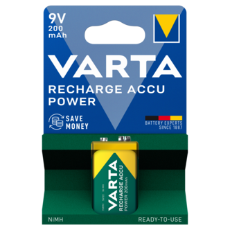 Laddningsbart batteri 9 V VARTA Ready2Use