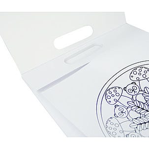 Målarbok Mandala fria former, Sense