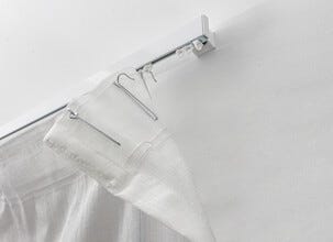 Fingerkrok gardin, gardinkrok hög fattning, 10-pack 