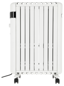 Konvektorelement med hjul 2000 W