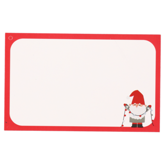 Julkort rimetiketter 8,5x13,5 cm 2-pack