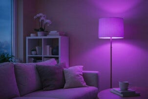 Deltaco Smart LED-mignonpære RGB, E14 4,9 W dimbar