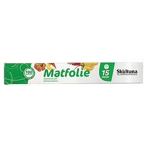 Aluminiumfolie, matfolie Skultuna