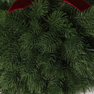 Julekule i granris, 30 cm