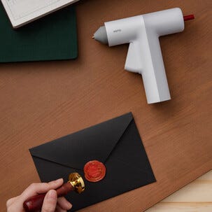 Hoto trådløs limpistol med USB og 10 limstaver