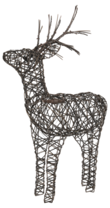 Reinsdyr med LED-lys, 65 cm