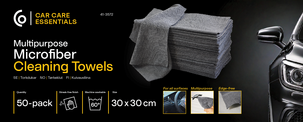 Mikrofiberduk 30 x 30 cm, torkduk bil, 50-pack