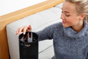 Värmefläkt med dekorationsbrasa, Hygge