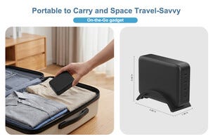 Bordlader USB-C GaN 240 W, 4 porter