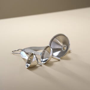 Rustfri trakt, 3-pakning