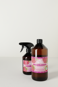 Ekotipset Mirakelmedel refill med bringebærduft, 1 liter