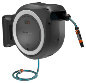 Gardena PowerRoll XL 35 m Akkukäyttöinen letkukela, valkoinen