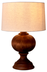 Northlight Otilia bordlampe i tre, 45 cm