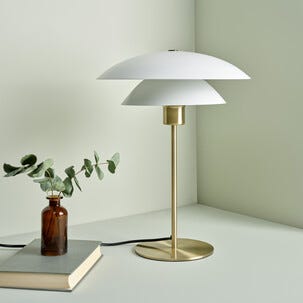 Northlight Alvar Pöytävalaisin metallia, 41 cm