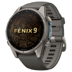 Garmin fēnix 9 äventyrsklocka, stengrå titan