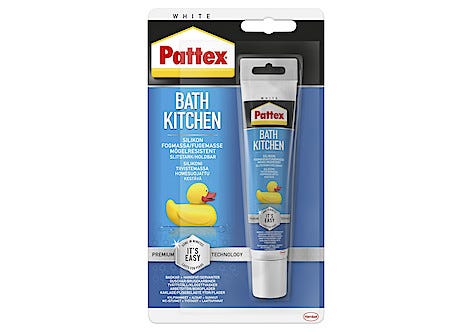 Pattex silikon inomhus, vit
