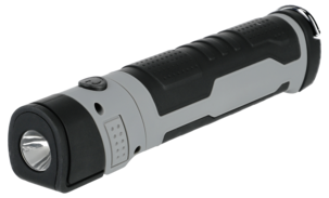 Oppladbar arbeidslampe med krok og magnet