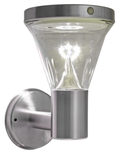 Northlight utelys med solcelle og bevegelsessensor