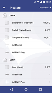 Adax Clea H 06 WT element med WiFi 400 V, 600 W