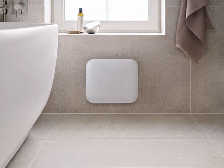 Mill Invisible element med termostat