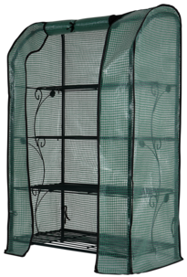 Miniväxthus/blomhylla