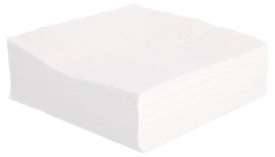 Duni hvite servietter 40 x 40 cm, 50-pakning