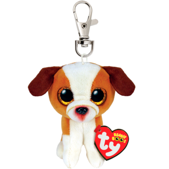 Ty Beanie Boos Clip Avaimenperä, jossa pehmolelu