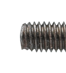 Gängad stång elförzinkad, 1 m