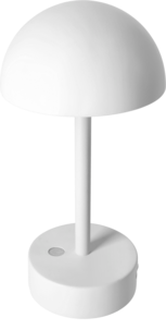 Northlight sladdlös bordslampa, laddbart batteri, vit