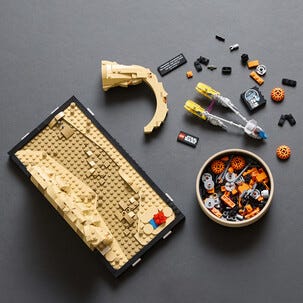 LEGO Icons Star Wars Diorama med Mos Espa-podrace 75380, fra 18 år
