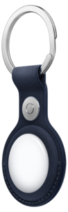 Apple AirTag FineWoven nyckelring, Pacific Blue
