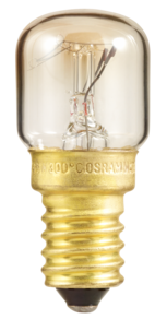 Stekeovnspære 15 W, E14, pære /klar Osram