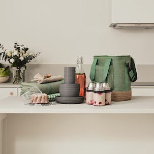 Coline rund ildfast form i glass, 0,6 l