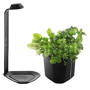 Viljelyruukku ja kasvivalaisin Genie Kitchen Garden