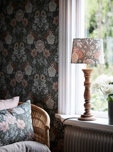 PR Home Lodge lampfot Aged Brown trä E27