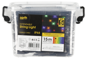 LED Pro utbyggbar ljusslinga färg med 5 års garanti, utomhus Northlight