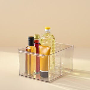 Säilytyslaatikko jääkaappiin, jakaja, läpinäkyvä