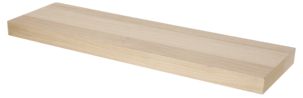 Svävande vägghylla i ekfanér FSC, 60 eller 80 cm