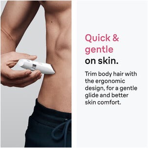 Braun BikiniShave BS1000 bikini- och kroppstrimmer, vit