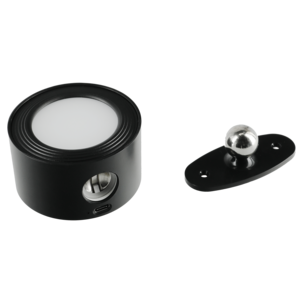 Vegglampe oppladbar, dimbar LED, USB, svart
