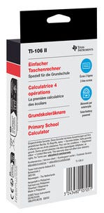 Texas Instruments TI-106 II Solar enkel kalkulator
