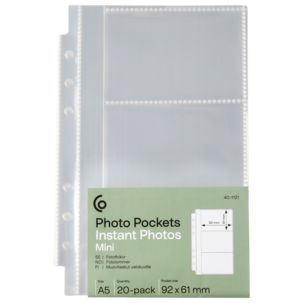 Fotofickor A5 för foton 92 x 61 mm 20-pack