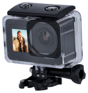 Rollei D6Pro 5K-actionkamera med trådløs mikrofon