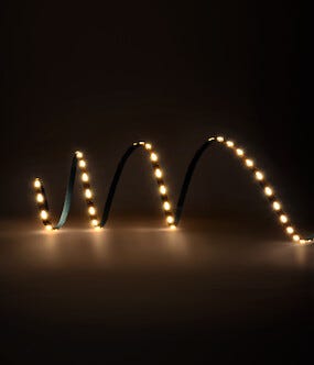 LED-valonauha sisälle, 5 metriä, ohut ja taipuisa